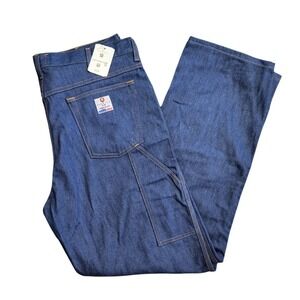 Tyndale FR UltraSoft Straight Leg Jeans Mens 38x33 Dark Wash 19 CAL HRC 2 NEW